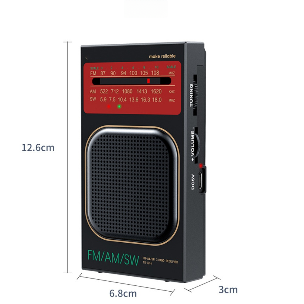 Radio portatile compatta e ric - Headphones recensione e prezzo