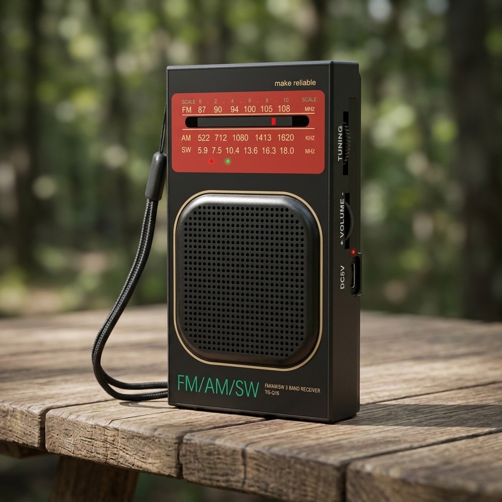 Radio portatile compatta e ric - Headphones recensione e prezzo