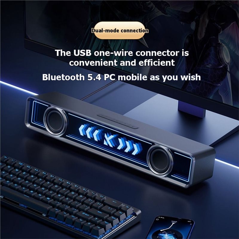 ABJF Altoparlante per Computer - Rgb Computer Soundbar For Pc recensione e prezzo
